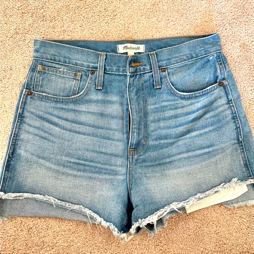 Madewell High Waisted Jean Shorts